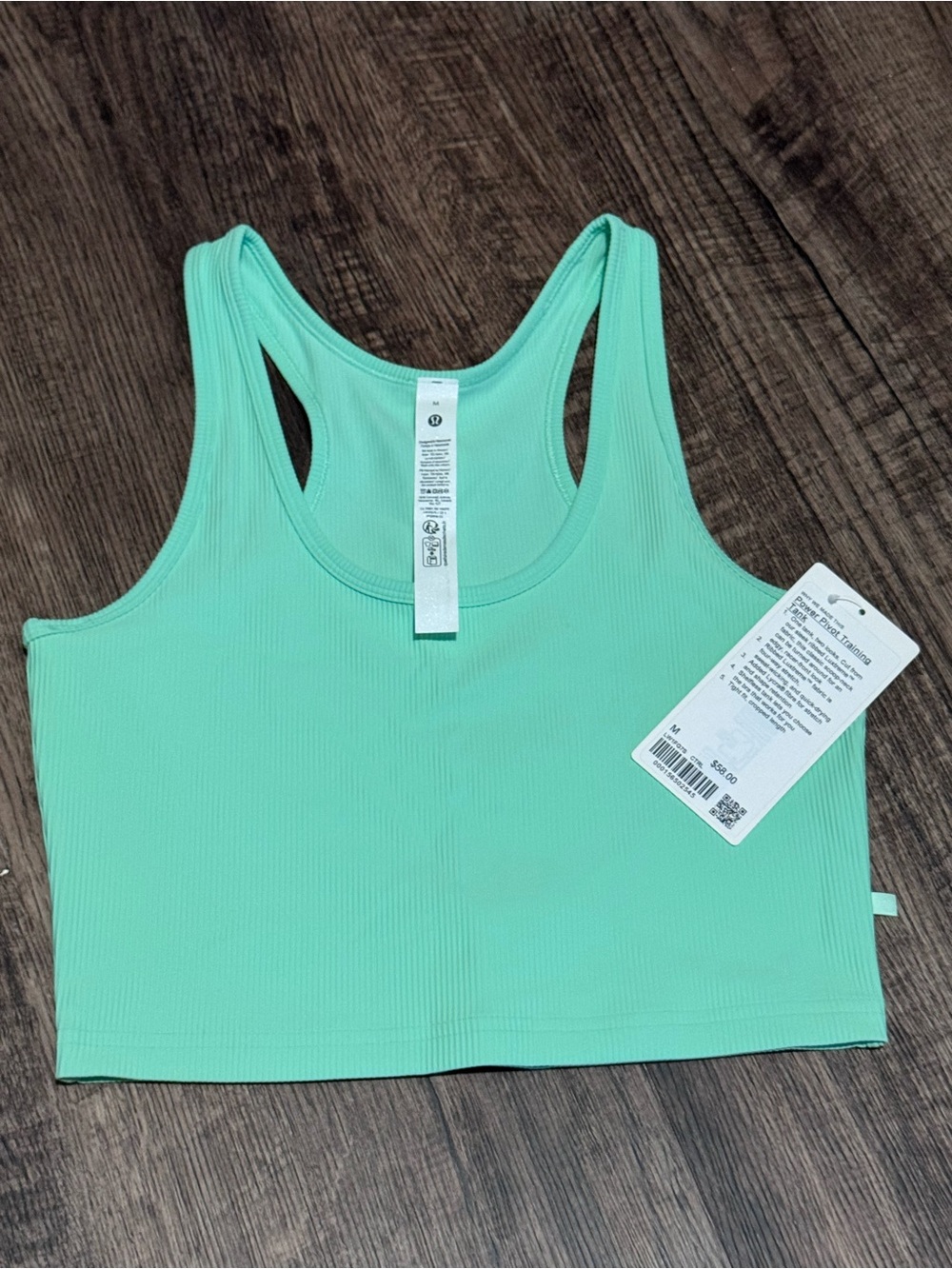 Lululemon Power Pivot Training Tank - Citra Lime